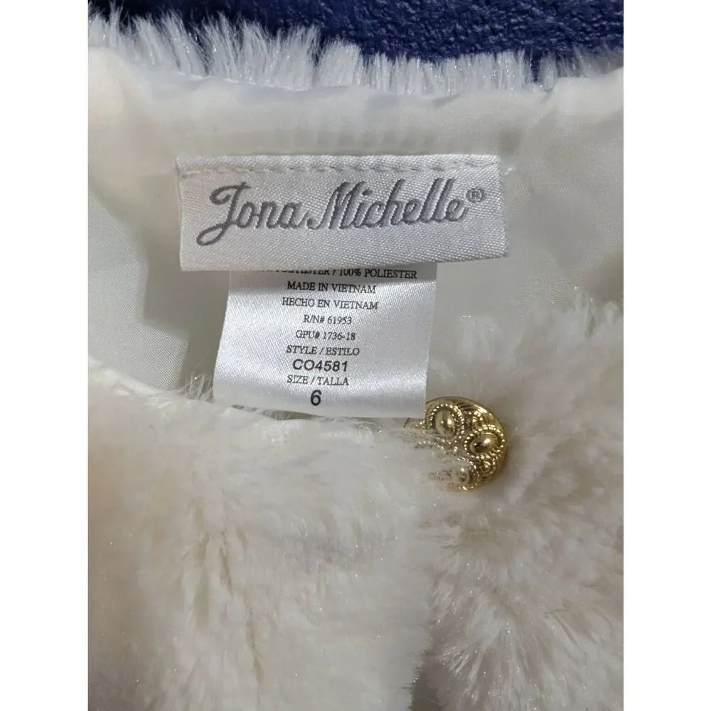 5/25 Girls sz 6 Faux Fur Bolero